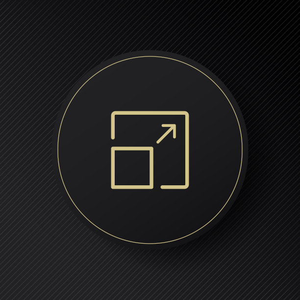 缩放按钮线图标。将应用程序切换到全屏模式。增加,减少。球员的概念。矢量线图标的业务和广告图片下载