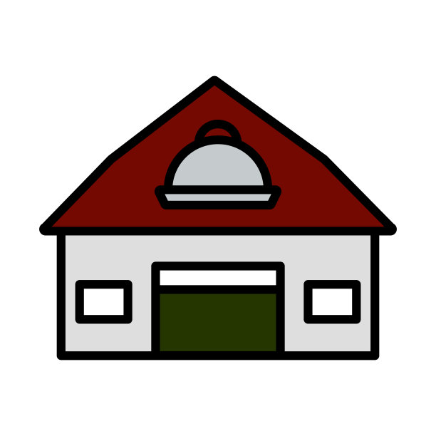 咖啡馆在游乐园图标图片下载