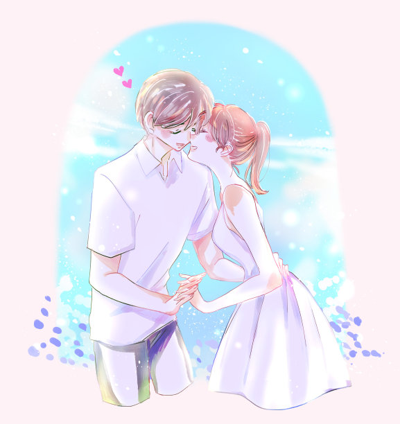 幸福的男女伴侣图片下载