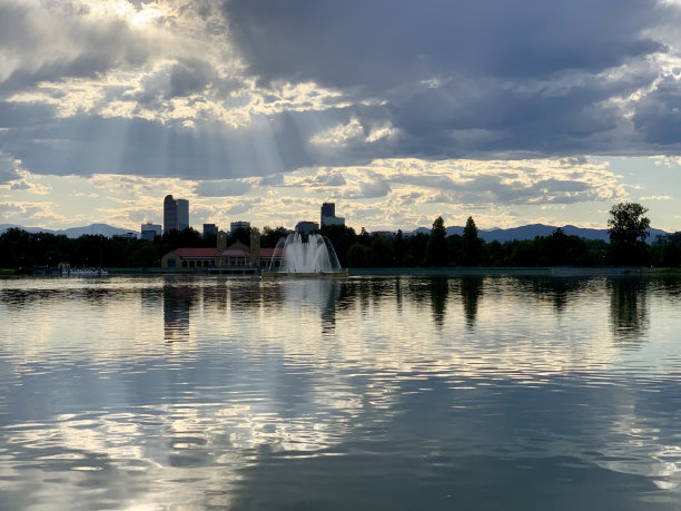 城市公园，丹佛，科罗拉多州图片下载