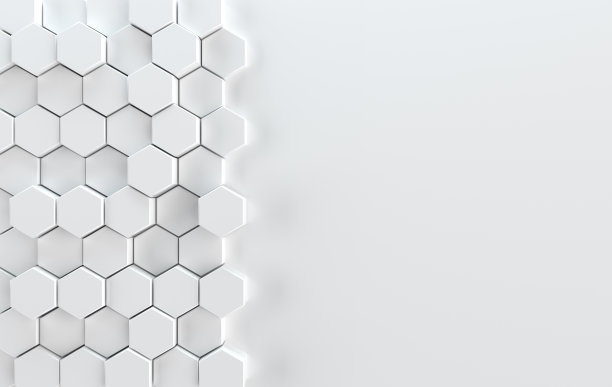 六角抽象背景。现代蜂窝蜂窝三维六边形面板。瓷砖。3 d纹理。室内壁纸设计的几何背景图片下载