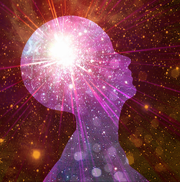 内心之光。女性形象图片下载