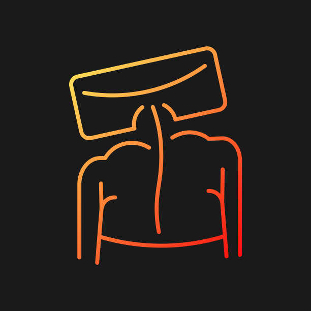 肋驼峰渐变图标为黑暗主题图片下载