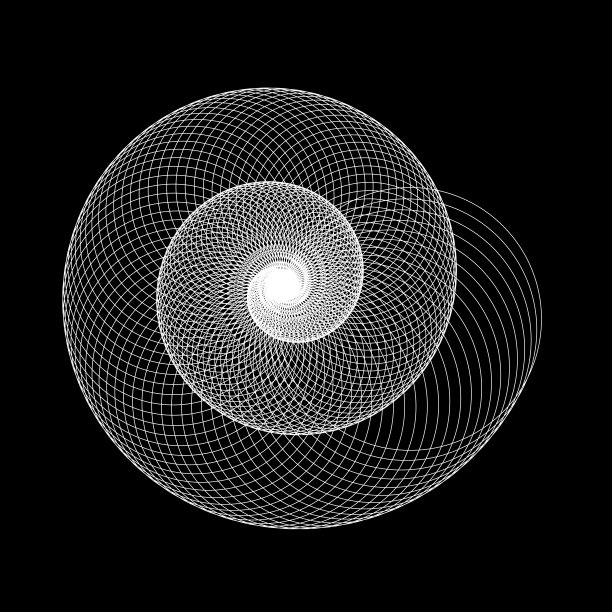 黑色背景上的螺旋。图片下载