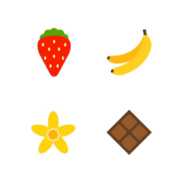 集扁平流行于一体的餐饮口味图片下载