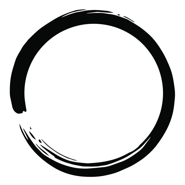 恩索禅宗黑圈刷logo图标图片下载