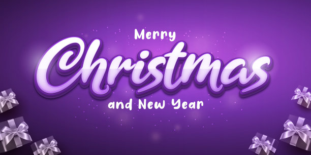 现实现代旗帜圣诞快乐图片下载