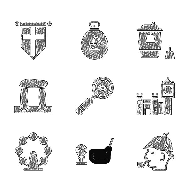 把球放在球座上的放大镜高尔夫球杆上图片下载