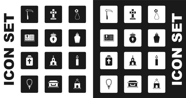 插花花瓶，葬瓮，圣经书图片下载