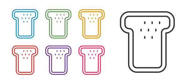 把烤面包片放在三明治上烤图片下载