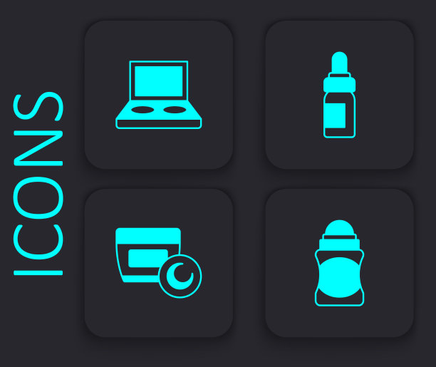 用刷子将香体露卷眼影盘定型图片下载