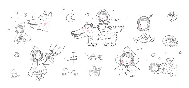 小红帽童话里的小可爱图片下载