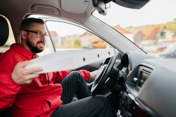 开车送餐图片下载