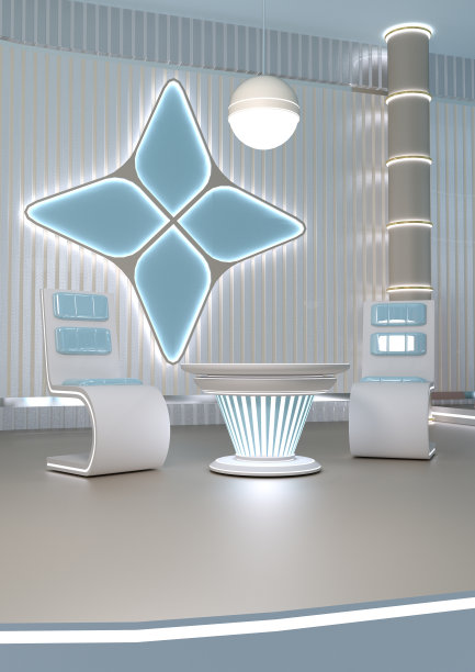 3D渲染科幻室内图片下载