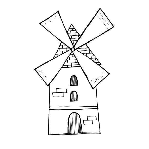 涂鸦手绘小麦粉碎机。黑人在白人图片下载