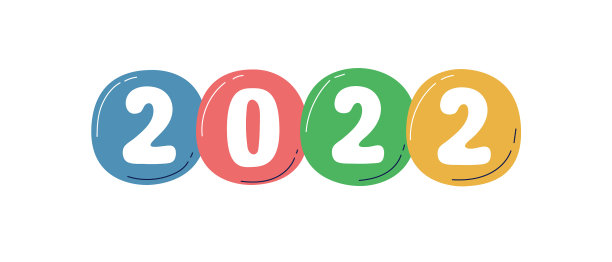 2022年旗帜新年日历封面摘要图片下载