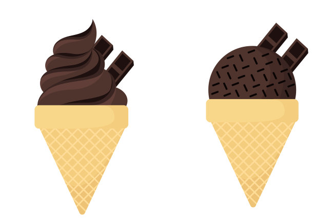 巧克力冰淇淋图片下载