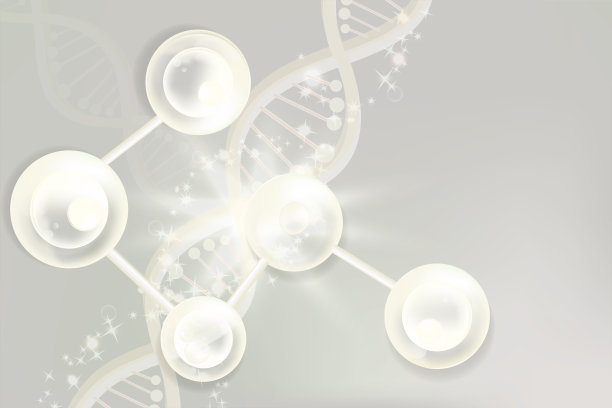 玻尿酸护肤液广告，白色胶原蛋白精华滴配化妆品广告背景，随时可用图片下载