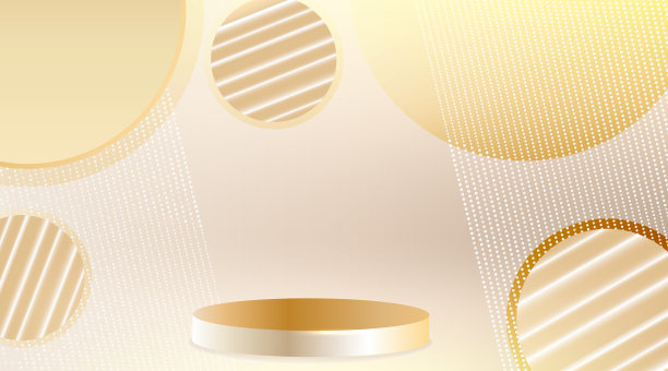 豪华背景为美妆产品展示与拷贝空间，插图向量。图片下载