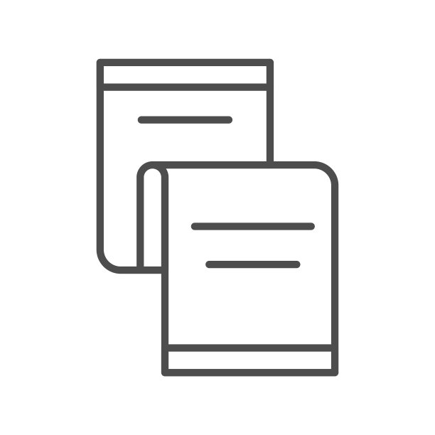 毛巾线图标-理发店图标，矢量插图图片下载