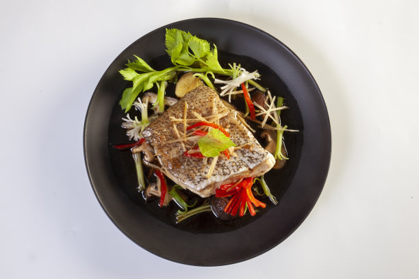 酱油蒸石斑鱼图片下载