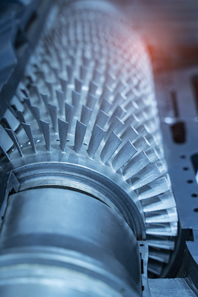 3D打印机喷射发动机打印金属塑料模型图片下载