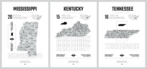 高度详细的轮廓我们的州地图图片下载