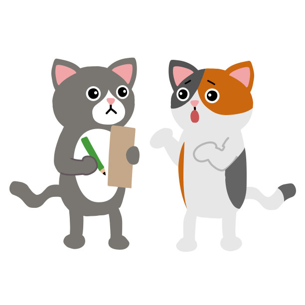 公司的猫和客户的猫进行面试图片下载
