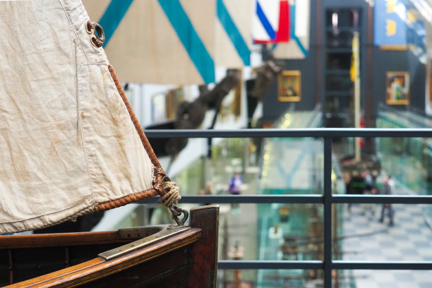 在俄罗斯圣彼得堡以彼得大帝命名的中央海军博物馆图片下载