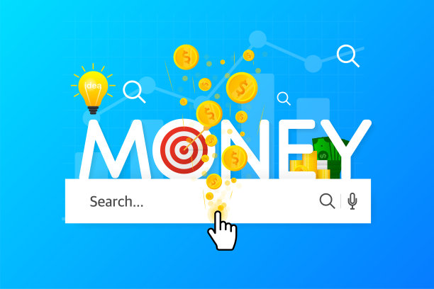 金钱预算，任何目的的伟大设计。抽象的插图。3 d矢量图图片下载