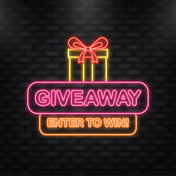 赠品赢家公告社交媒体张贴模板。海报、媒体的旗帜。矢量设计模板图片下载