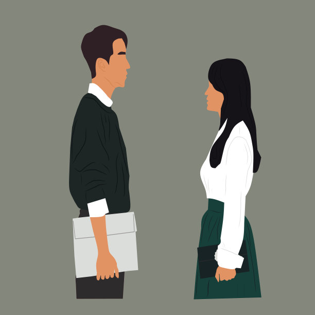 两个商人在说话图片下载