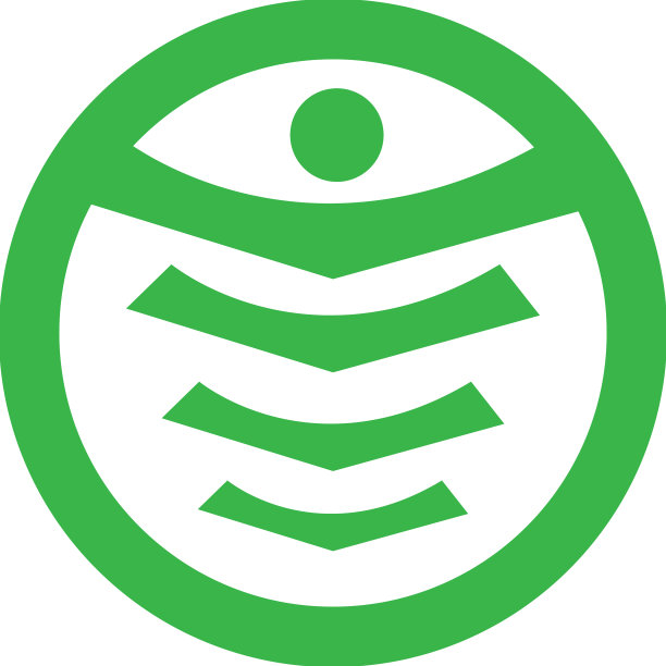 白色上的绿色抽象人类图标图片下载