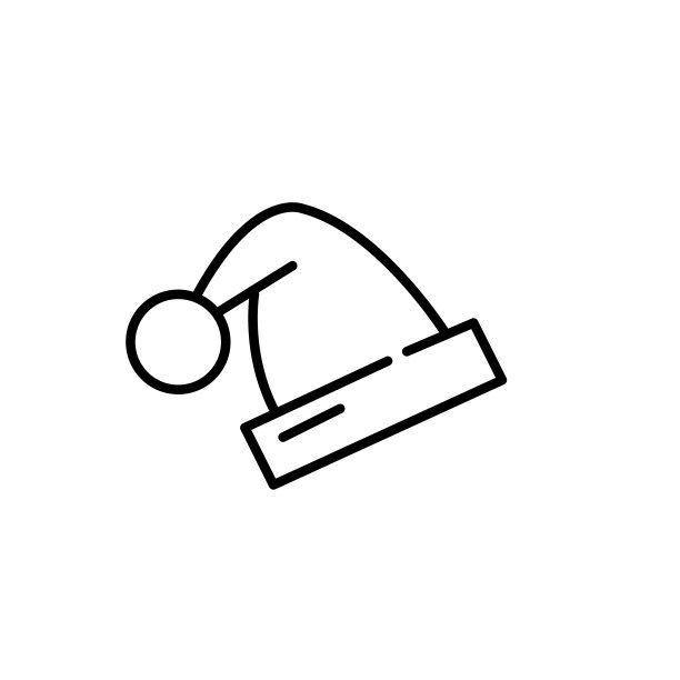 圣诞帽圣诞派对服装像素完美图片下载