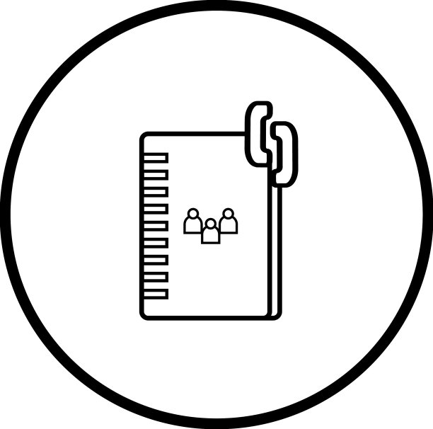 电话簿地址簿图标图片下载