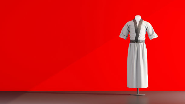 红色背景的运动服图片下载