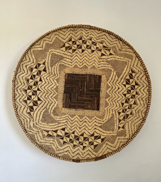 Batonga Isangwa -非洲手工编织的棕榈叶篮子图片下载