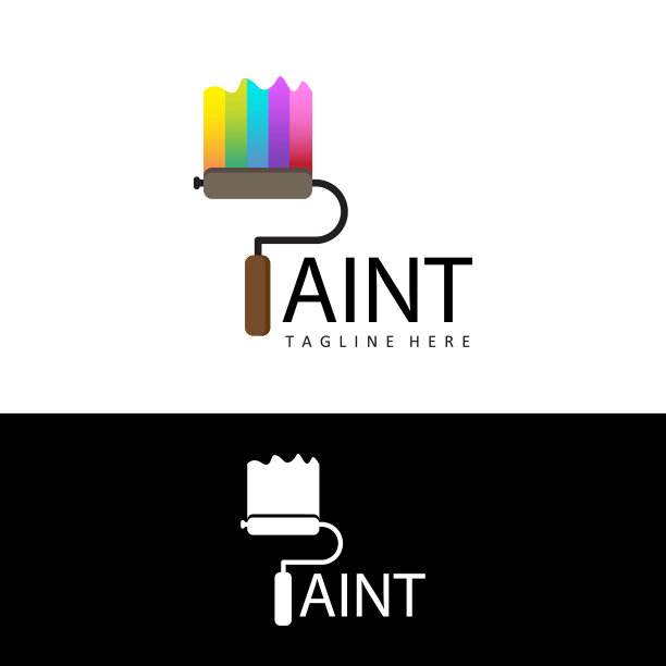 油漆标志模板设计图片下载