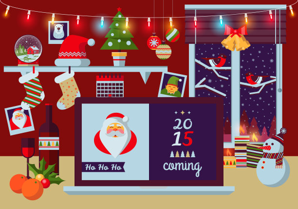 圣诞快乐工作空间图片下载