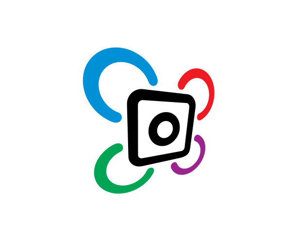 无人机标志模板设计徽标图片下载