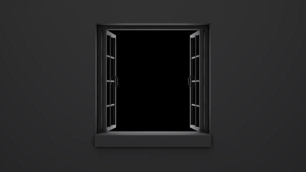黑色窗口，黑色背景。图片下载