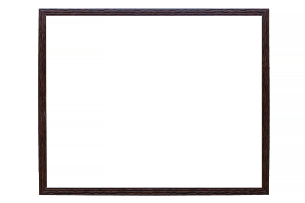 在白色孤立背景上有复制空间的相框或图片图片下载