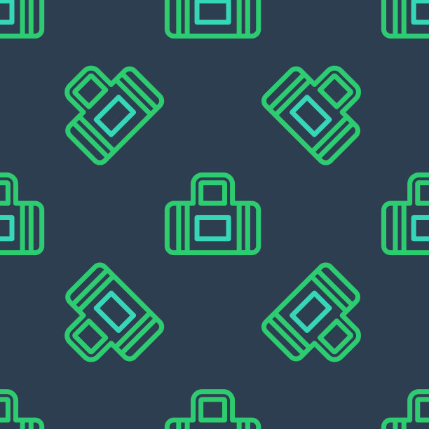 线条运动包图标隔离无缝图案上图片下载