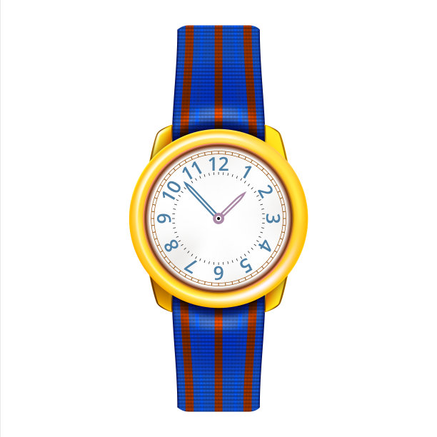 观看孩子三维现实向量图片下载