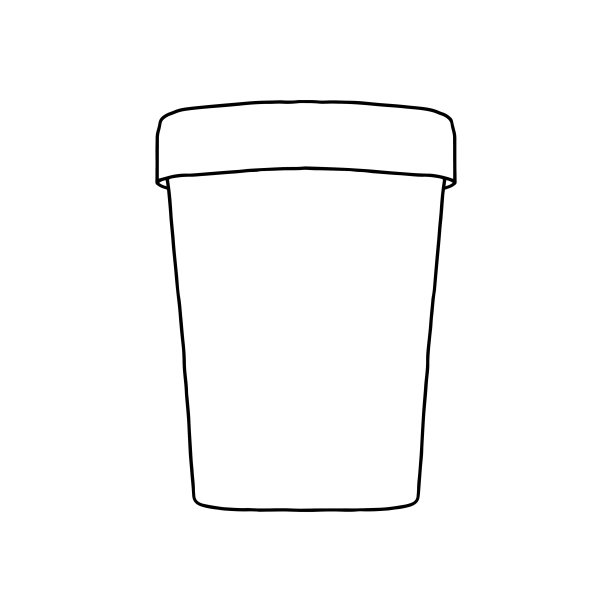 纸制食品容器模型。图片下载