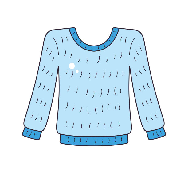 蓝色毛衣或运动衫图片下载