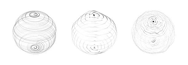 矢量未来球体的粒子和线。网络连接大数据。抽象的技术背景。图片下载