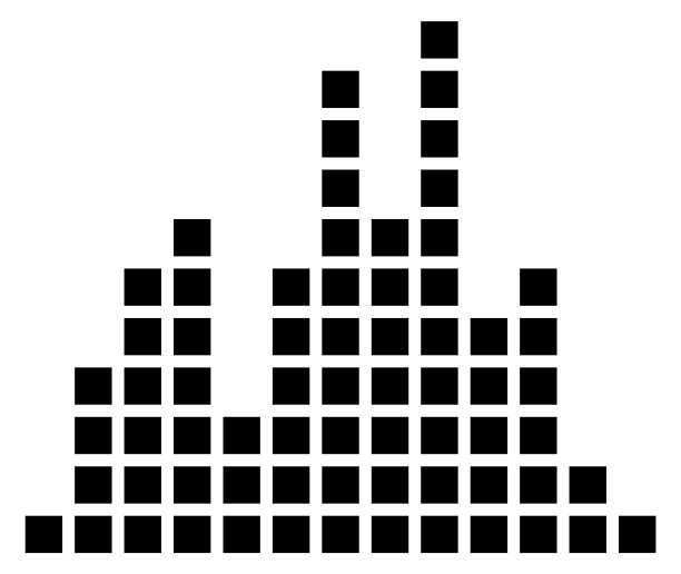 声音节奏的象征。音乐均衡器。音频波图片下载