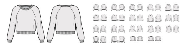 成套的运动衫技术时尚图片下载