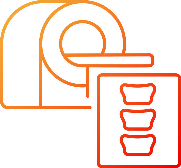 Mri扫描梯度线性图标图片下载